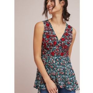 NWT Anthropologie Posie Embroidered Blouse